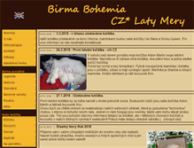 Tablet Screenshot of birmabohemia.cz